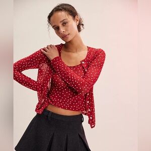 Free People Twosie For One Top Set Size Small NWT